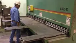 1984 Accurshear 862510 Hydraulic Power Squaring Shear (#5235)