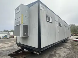 2008 MICHIANA MEN'S &amp; WOMEN'S PORTABLE BATHROOM TRAILER: STOCK #23097