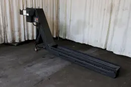 9" X 48" SHINJIN MT TECH INCLINDED CHIP CONVEYOR: STOCK #75472