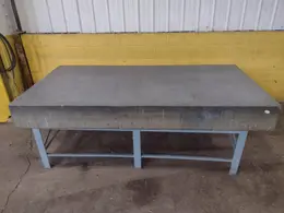 8' X 4' X 10" CHALLENGE PRECISION LAYOUT INSPECTION GRANITE TABLE: STOCK #23798