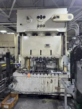 220 TON KOMATSU MODEL #OBW200 GAP FRAME PRESS 9.8" STROKE: YOBRO #24929