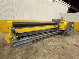 10' X 1/4" BERTSCH MODEL #7A INITIAL PINCH 3 ROLL MECHANICAL PLATE BENDING ROLL: YOBRO #23745