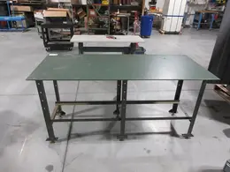 Heavy-Duty Steel Work Bench- Auction Item