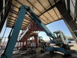 FUCHS MATERIAL HANDLER, MHL340 MAGNETIC CRANE STOCK# 3857