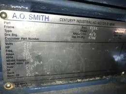 Motor, A.O. Smith, 250 HP AC