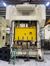400 ton Bliss SC2-400-84-48 Used Straight Side Mechanical Metal Stamping Press For Sale, Year 1980, Good Running Press!