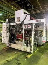 Hunter model hmp 20c automatic molding machine s/n A87D994, 20" x 24" opp, with Scientific Tech. model rm-2mc plc controls,