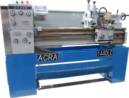 14" X 40" ACRA MODEL 1440LC PRECISION GAP BED ENGINE LATHE