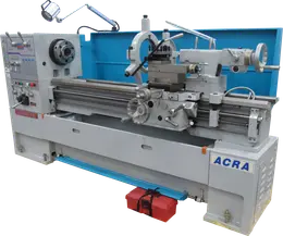 21" X 60" ACRA MODEL 2160TE (2-1/2" BORE) PRECISION HIGH SPEED GAP BED ENGINE LATHE