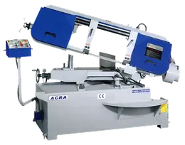 12" X 19" ACRA MODEL BS330SSAV SEMI-AUTO VARIABLE SPEED MITERING HORIZONTAL BANDSAW WITH HYDRAULIC VISE