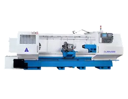 26"X 160" ACRA MODEL CL-38A HOLLOW SPINDLE CNC FLAT BED LATHE WITH FANUC OITD CONTROLLER