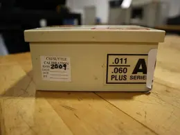 Vermont A Series Pin Gages .011-.060" -Plus, Metal Case- Auction Item