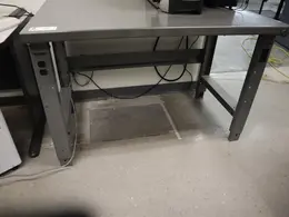 Global Work Bench, Steel Adjustable Height - NO CONTENTS- Auction Item