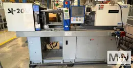 20 TON 0.77 OZ TOYO MODEL SI20V ELECTRIC INJECTION MOLDING MACHINE MFG 2018