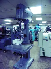 30" Edlund 2F-15 Single Spindle Box Column Variable Speed Drill Press, S/N 2F198, New 1950s. 