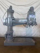 5' X 15" WEBO RADIAL ARM DRILL. STOCK # 0222126