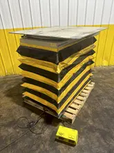 2500 LBS X 48" X 44" SOUTHWORTH MODEL #LS2.5-36 BACKSAVER  HYDRAULIC SCISSOR LIFT &amp; TURN TABLE , 110V: STOCK #20509