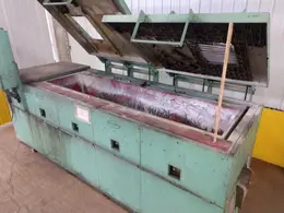 144" X 36" X 36" ROTO-FINISH MODEL RHF-36-144 VIBRATORY TUB FINISHER