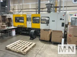 310 TON 40 OZ TOSHIBA MODEL ISGS310V10-19B INJECTION MOLDING MACHINE MFG 1999