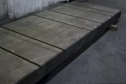 12' X 4' X 7" T SLOTTED BOLSTER PLATE: STOCK #75865