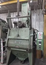 6 CU FT GOFF MODEL #6BB RUBBER BELT TUMBLE TYPE BLAST MACHINE: YOBRO #25035