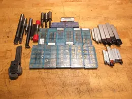 Assorted Carbide Inserts, Ingersoll &amp; Hertel With Lathe Turning Tools &amp; More!!- Auction Item