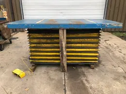 2000 LB  X  48" X 96" SOUTHWORTH ELECTRIC HYDRAULIC SCISSOR LIFT TABLE: STOCK #11540