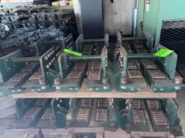 (4) 4 TON HILLMAN MODEL #B1-4  ROLLER TYPE MACHINERY MOVING SKATES: STOCK #22989