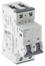Siemens Circuit Breaker 2 Pole 2 Amps (5SY4202-7 MCB C2)