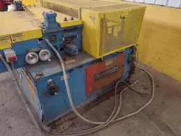 48" X 18 GA BRADBURY "BOSS-48" COIL STRAIGHTENER &amp; FYLING SHEAR: STOCK #3769