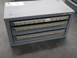 Huot Drill Index, Metric Taps - 3 Drawer- Auction Item