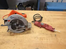 Black &amp; Decker 7-1/4 Circular Saw and Chicago Electric Body Saw- Auction Item