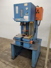 29.5 Ton Neff Model D25-5HS Bench Mounted Hydraulic Press, dual palms, 1995