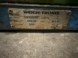 SYNERGY MODEL 1.5 SEMI-AUTO STRETCH PALLET WRAPPER  WITH WEIGHT-TRONIX SCALE: YOBRO #24715