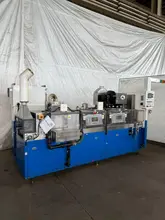 18" FINE MACHINE KATAOKA TWO STAGE BELT TYPE PARTS WASHER W/ OIL SKIMMER. STOCK # 0132825.