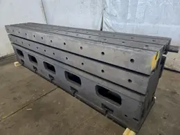 24" W X 128" L X 36" H T-SLOTTED BOX TYPE HEAVY DUTY RISER SET(3X TOTAL). STOCK #0548726