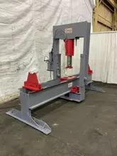 150-TON BEE LINE TRAVEL FRAME HYDRAULIC STRAIGHTENING PRESS: STOCK #80962