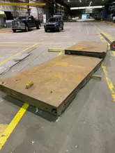 5' X 10' STEEL  WELDING TABLE. STOCK # 0953720