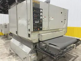 52"  X 40 HP TIMESAVER MODEL #252-301C 3 HEAD BELT GRINDER SANDER, 1997: STOCK #20032