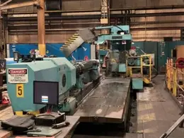 23.58" (600MM) / 17.68" (450MM) X 216" (5500MM) HERKULES WS600/450 X 5500 CNC ROLL GRINDER