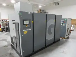 Atlas Copco GA 160 VSD 233 HP Variable Speed Drive Rotary Air Compressor - Auction Item
