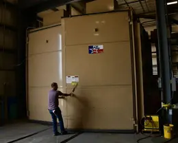 16' x 18' x 14' HIGH ABRASIVE BLAST SYSTEMS (ABS) SHOT BLAST ROOM: YOBRO #25726
