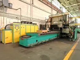 (100HP) 76" X 268" INGERSOLL DUAL HEAD/DOUBLE SIDED PLANER MILL. STOCK # 0112126