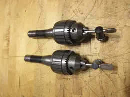 Jacobs 3JT Keyed Super Chucks with Keys, with R8 Tapers (2)- Auction Item