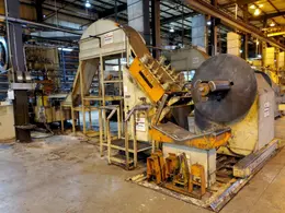 15,000 LB X 24" X .250" COE SERVO FEEDLINE. STOCK # 1262022