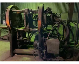 Shalco model u180 gas fired shell core machine with gun drilled heater plates, gas system and controls