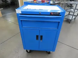 Excel 2 Drawer, 2 Door Cabinet w Contents- Auction Item