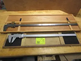 CSE 34" Vernier SAE Caliper &amp; Scherr-Tumico 24" or 66MM Vernier Caliper- Auction Item