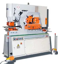 90 TON US INDUSTRIAL MODEL USHI-90T-DO-XT HYDRAULIC IRONWORKER WITH DUAL OPERATOR STATIONS