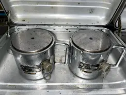 (2) 250 TON HELM MODEL #LC250T TRANSDUCER LOAD CELL TONNAGE INDICATORS: STOCK #16896